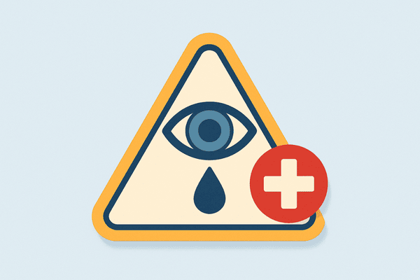 Illustration of LASIK complications and risk factors