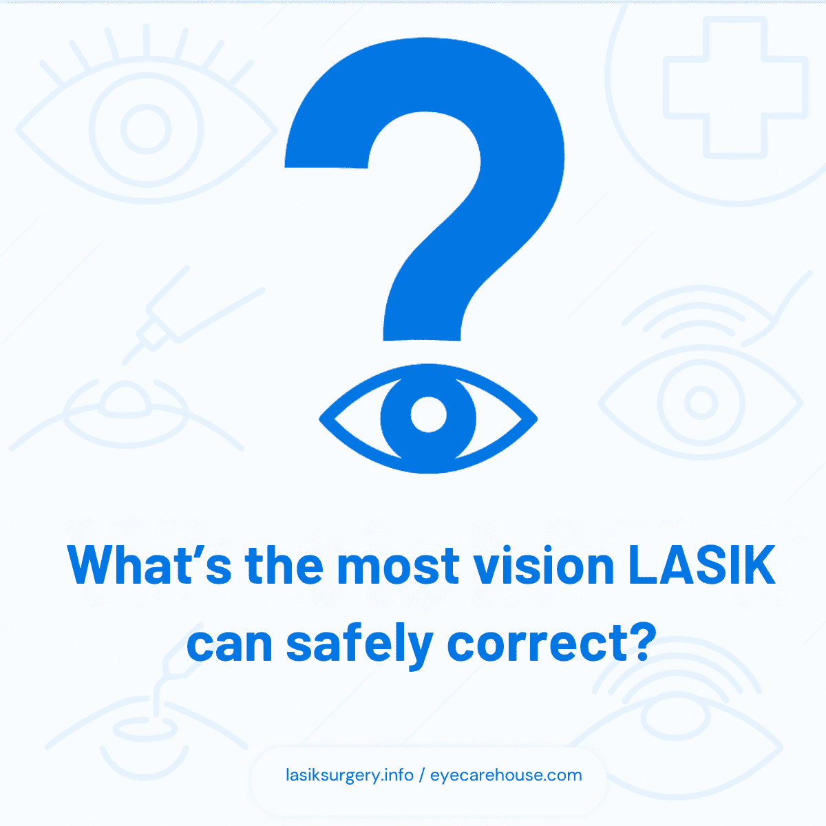 What’s the most vision LASIK can safely correct What’s the most vision LASIK can safely correct?