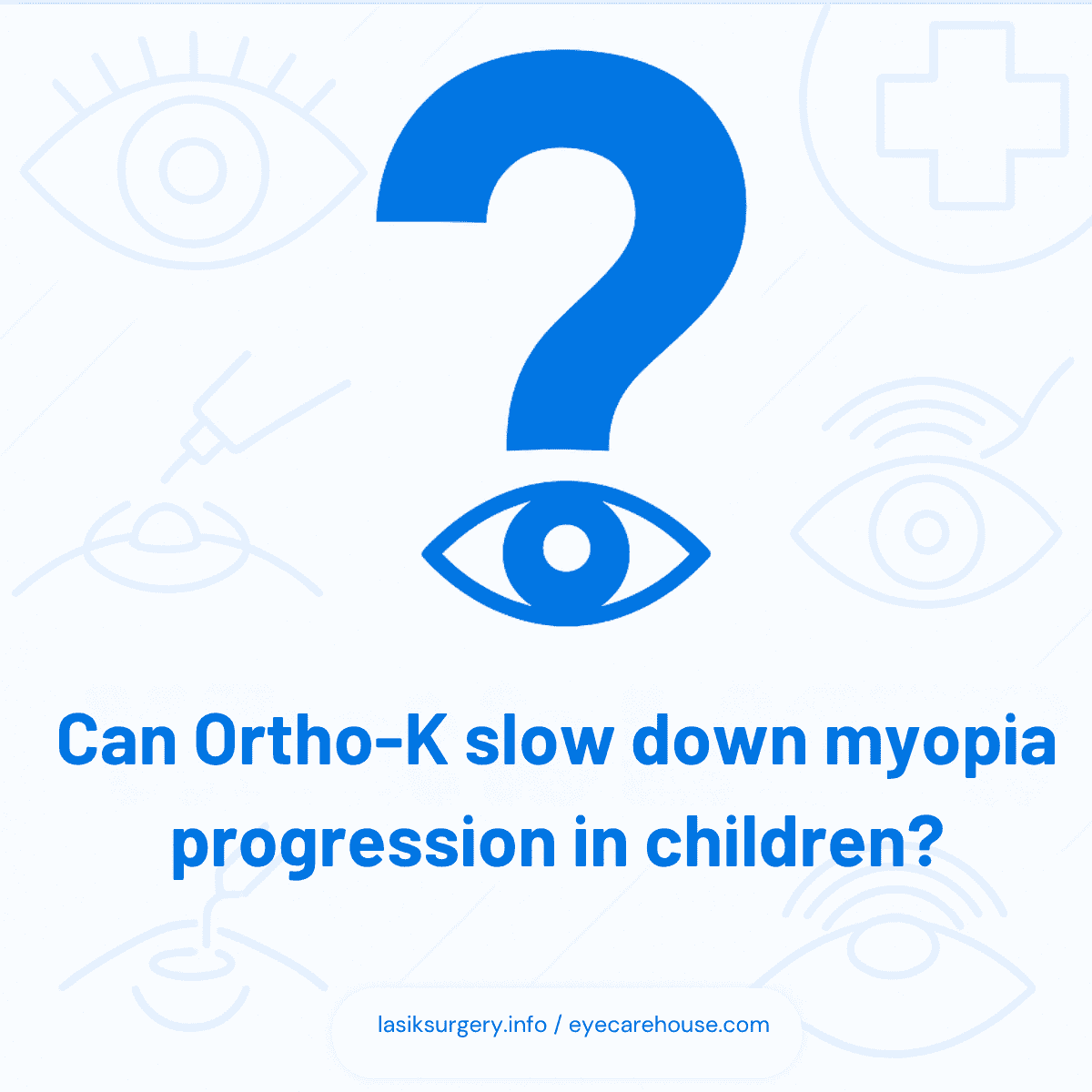 Can Ortho-K slow down myopia progression in children? - infographic overview Can Ortho-K slow down myopia progression in children? - visual explanation of concept