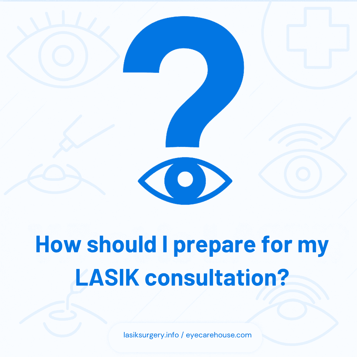 Preparing for LASIK Consultation Checklist for preparing for a LASIK eye consultation