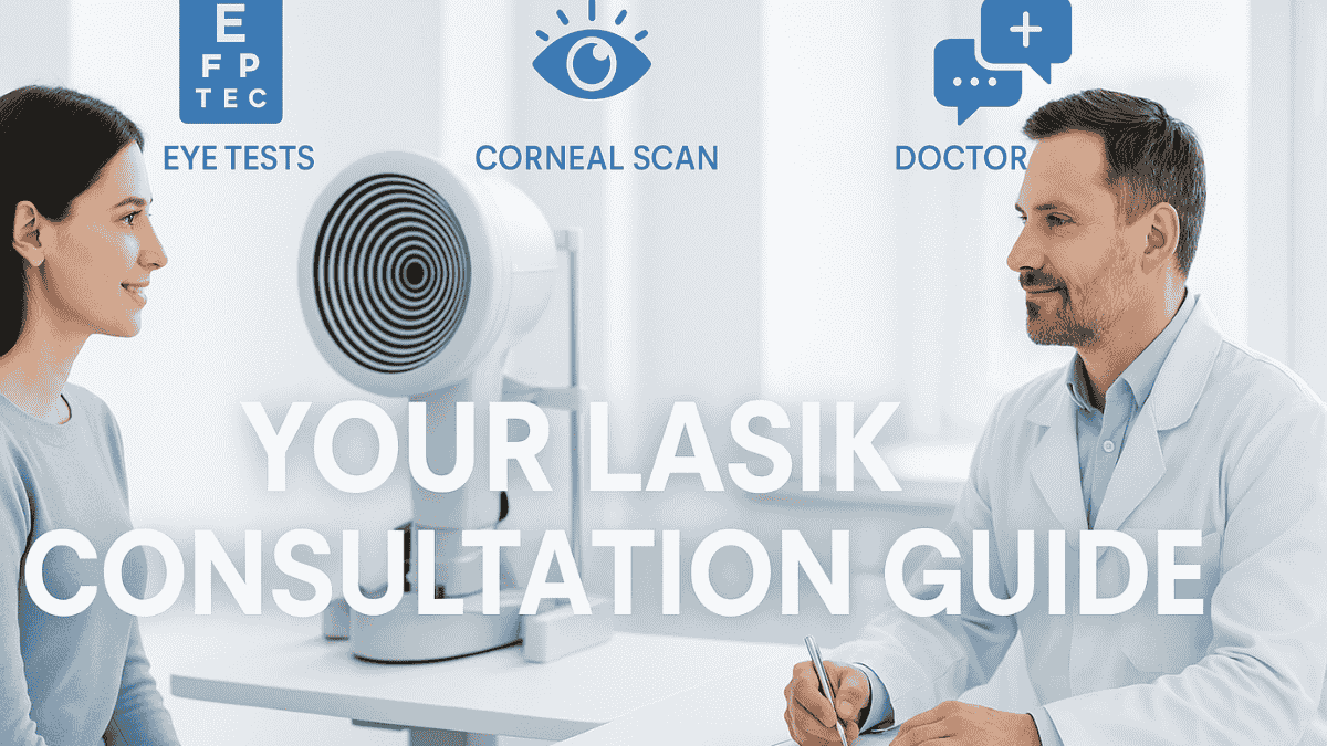 LASIK consultation process explained visually for first-time patients